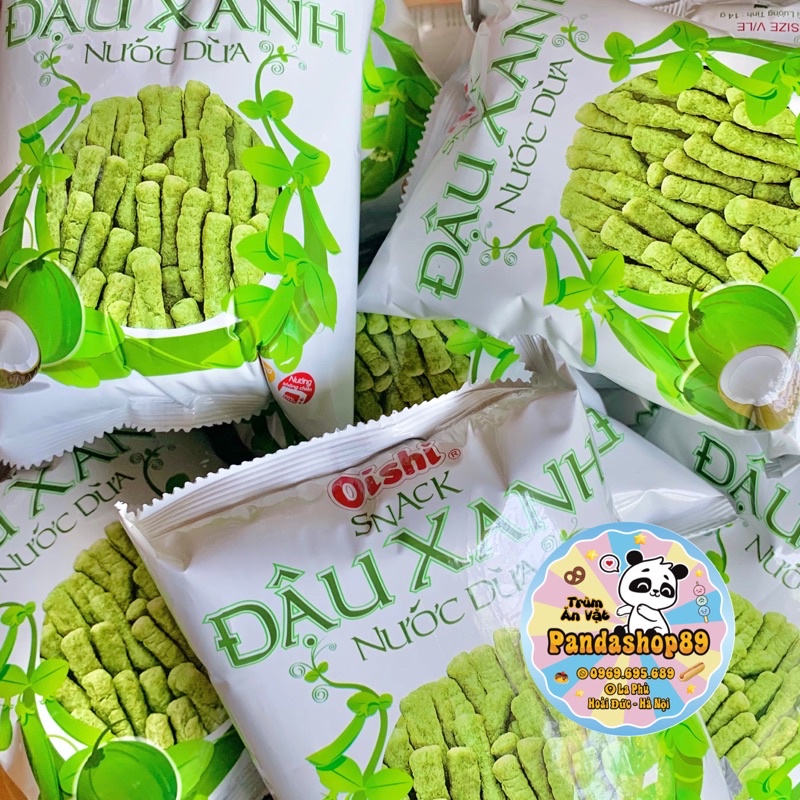 Snack bim Oishi đậu xanh cốt dừa gói 14g Shopee Việt Nam