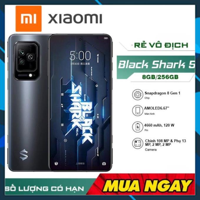 HOT Điện thoại Xiaomi Black Shark 5 Pro chính hãng 8GB 256GB hàng