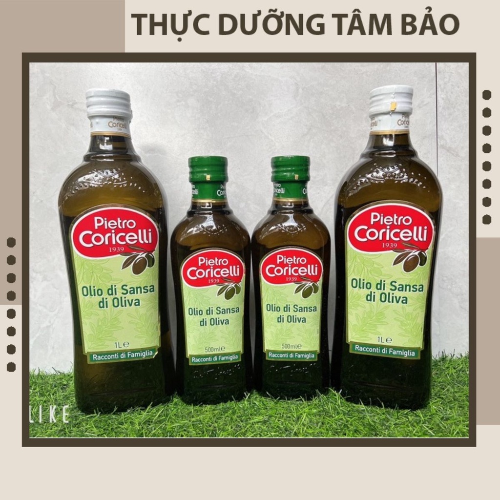 Dầu Oliu Cao cấp Pietro Coricelli rán trộn 1939 Olive Pomace Oil Nhập