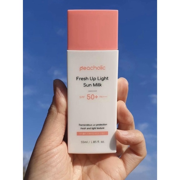 KEM CHỐNG NẮNG DẠNG SỮA PEACHOLIC 55ML Shopee Việt Nam