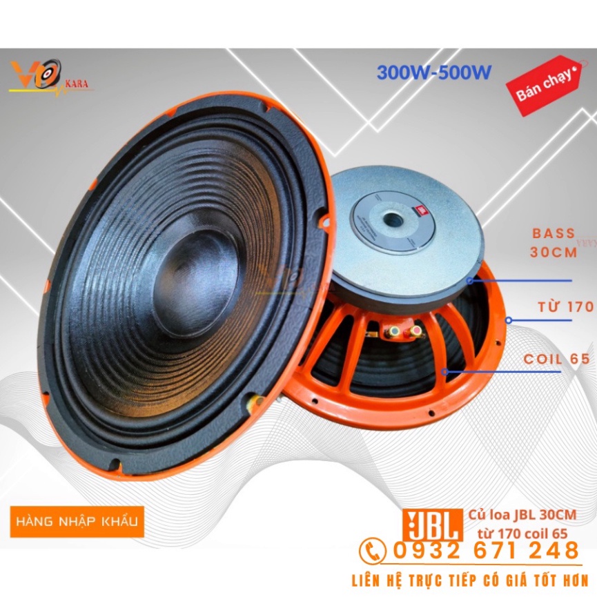 củ loa bass 30 cm 3 tấc rời từ 170 coil 65 chất lượng tiếng hay sườn