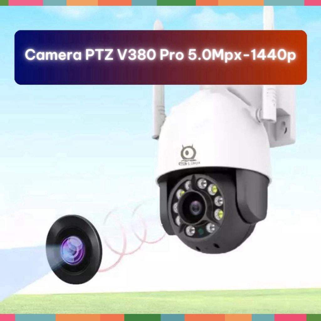 Camera Ip Wifi Ptz V Pro C Mpx P Camera Ngo I Tr I Quay M