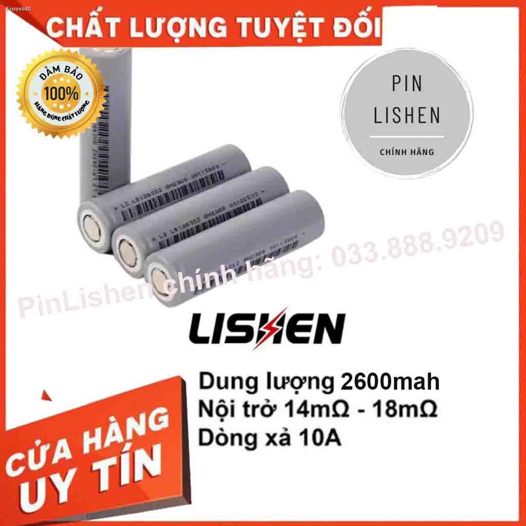 Cell Pin 18650 Lishen xám 5c dung lượng cao hàng CHÍNH HÃNG SIÊU BỀN