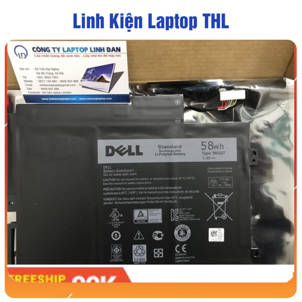 Pin Original Wh Dell Inspiron Kg New Battery Shopee