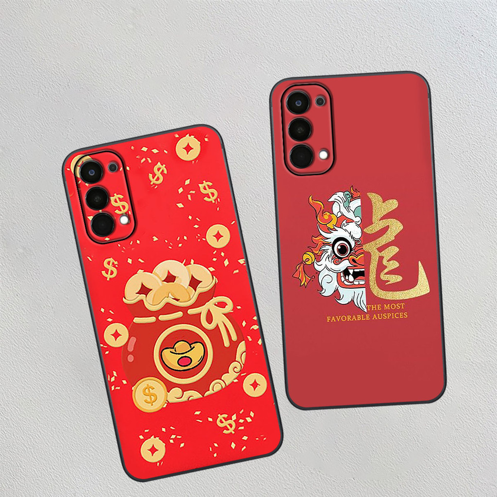 Ốp lưng Oppo Reno5 4G Reno5 5G Reno 5 ốp tài lộc may mắn LUNA CASE