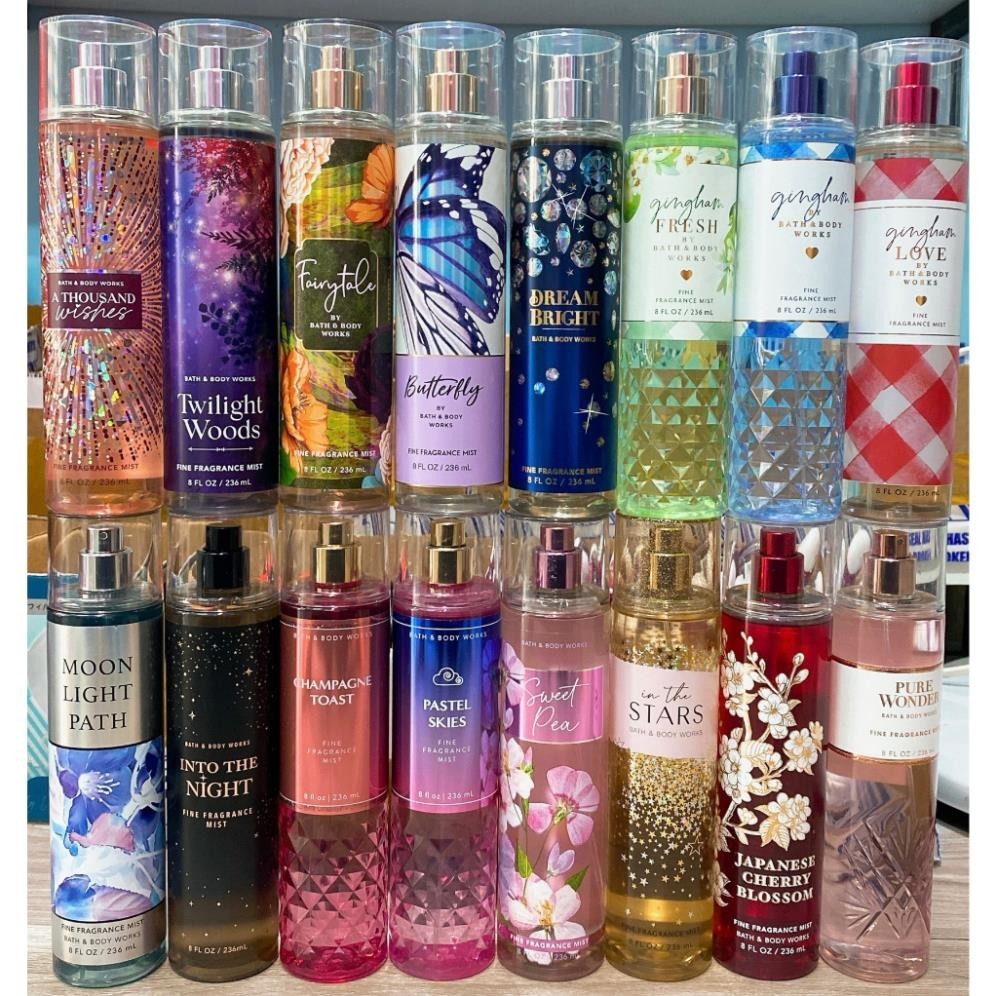 H Ng Nh P M X T Th M Body Mist Bath And Body Works M I Ml