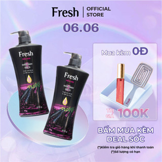 6 6 BẤM KÈM DEAL SỐC NHẬN QUÀ 0Đ Combo 2 chai Dầu gội Fresh chiết