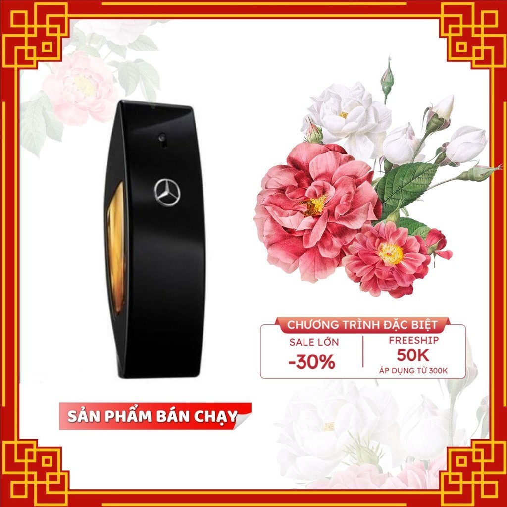 Nước hoa nam Mercedes Benz Club Black Men EDT Chính Hãng 10ml Shopee