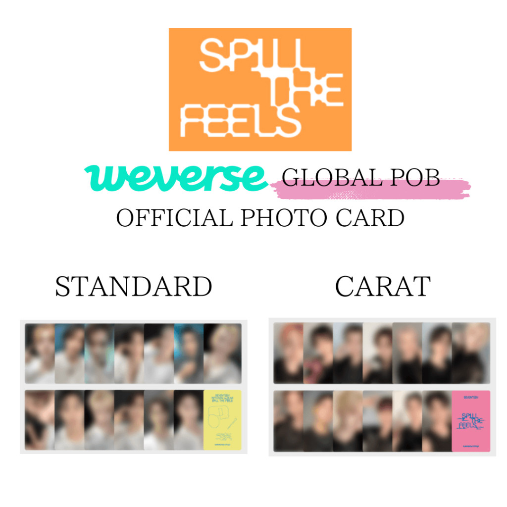 SEVENTEEN SPILL THE FEELS 12th Mini Album WEVERSE GLOBAL POB OFFICIAL