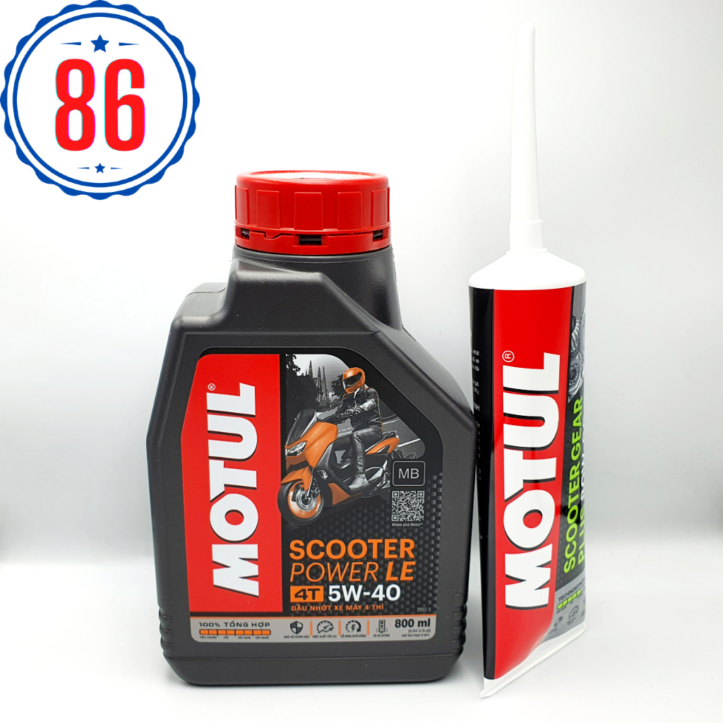 Combo Nh T Xe Tay Ga Motul Power Le Nh T H P S Motul Ml Shopee