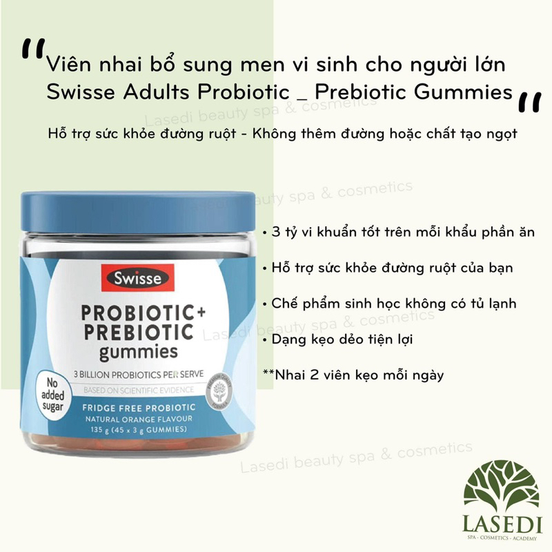 Vi N Nhai B Sung Men Vi Sinh Cho Ng I L N Swisse Adults Probiotic