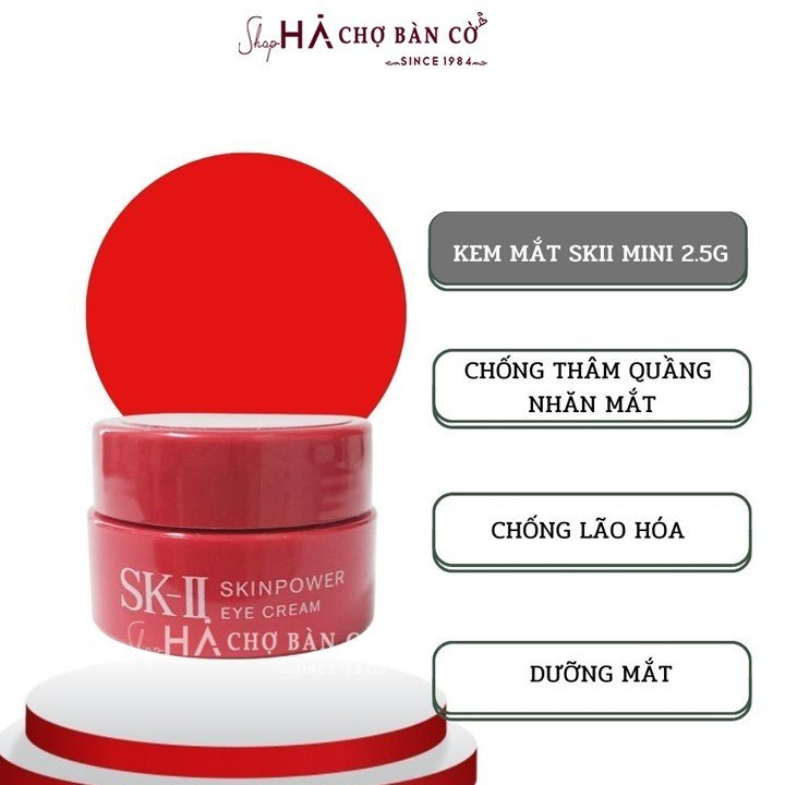 Kem Chống Nhắn Mắt SK II NHI Skin Power Eye Cream 2 5g Shopee Việt Nam