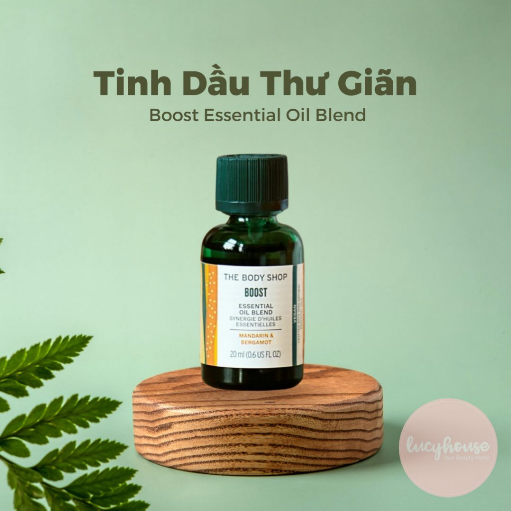 Tinh D U Th Gi N Boost Essential Oil Blend The Body Shop Ml Shopee