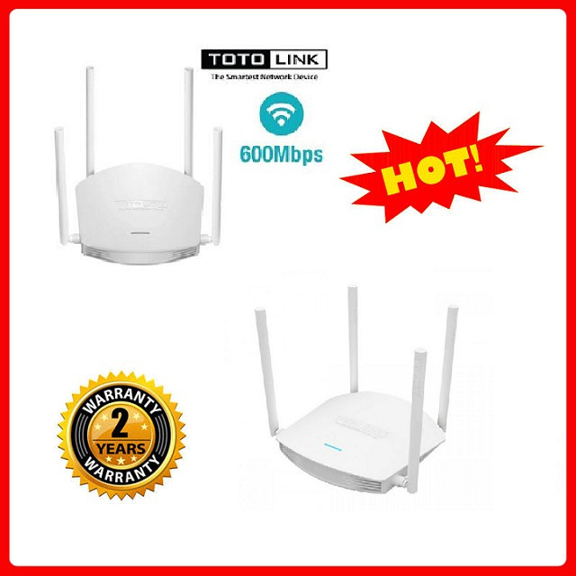 Bộ Phát Wifi Totolink N600R 600Mbps 4 Ăng Ten Hàng chính hãng