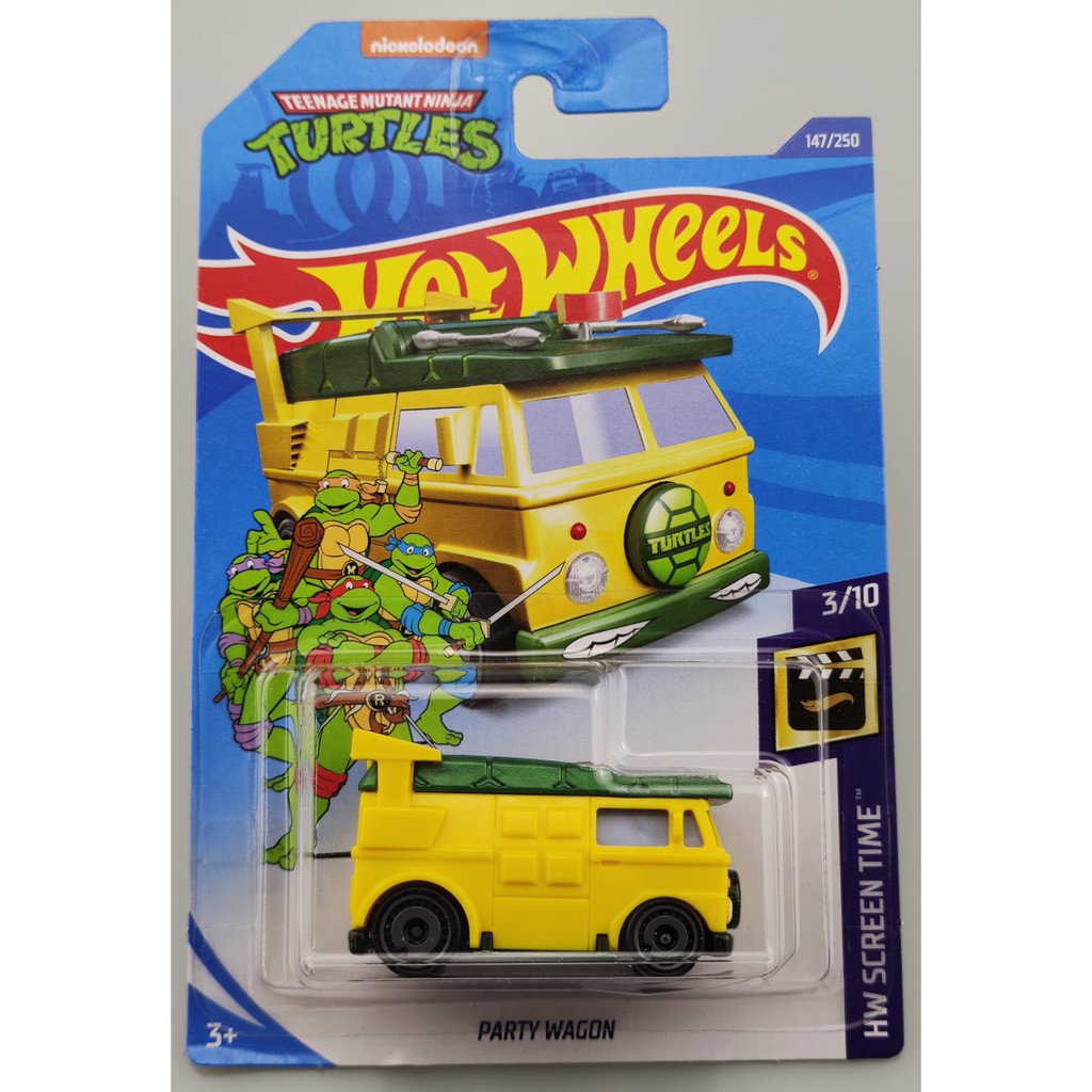 Xe M H Nh Hot Wheels Tmnt Party Wagon Shopee Vi T Nam