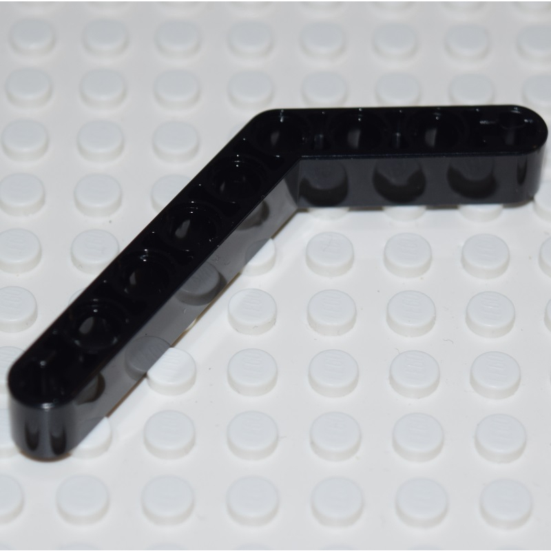 1x LEGO Black Technic Liftarm Modified Bent Thick 1 X 9 6 4 ID