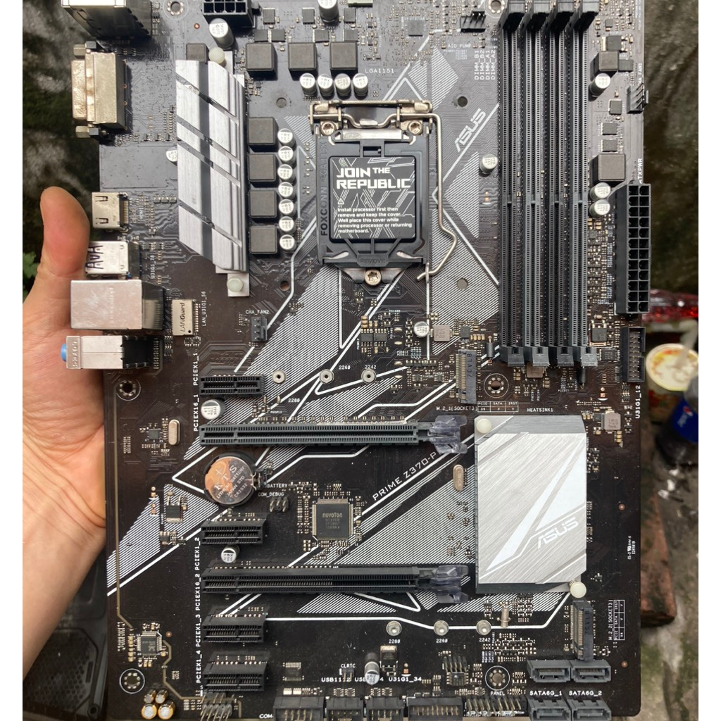 Main Asus PRIME Z370 P chơi game làm việc socket 1151 mainboard PC bo