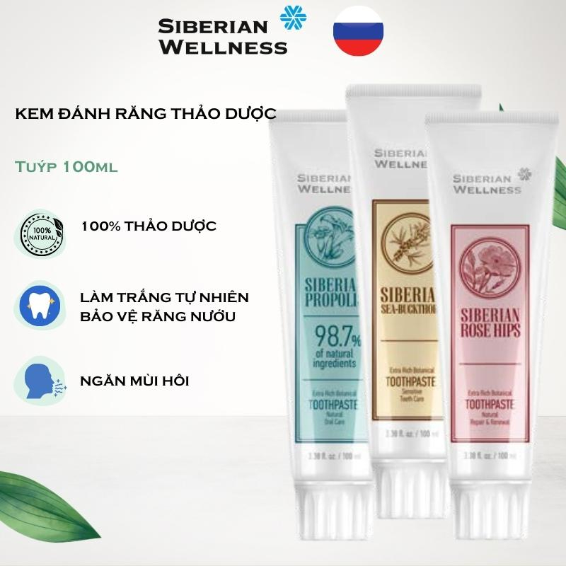 Kem đánh răng thảo dược Keo ong Siberi Siberian Propolis Extra