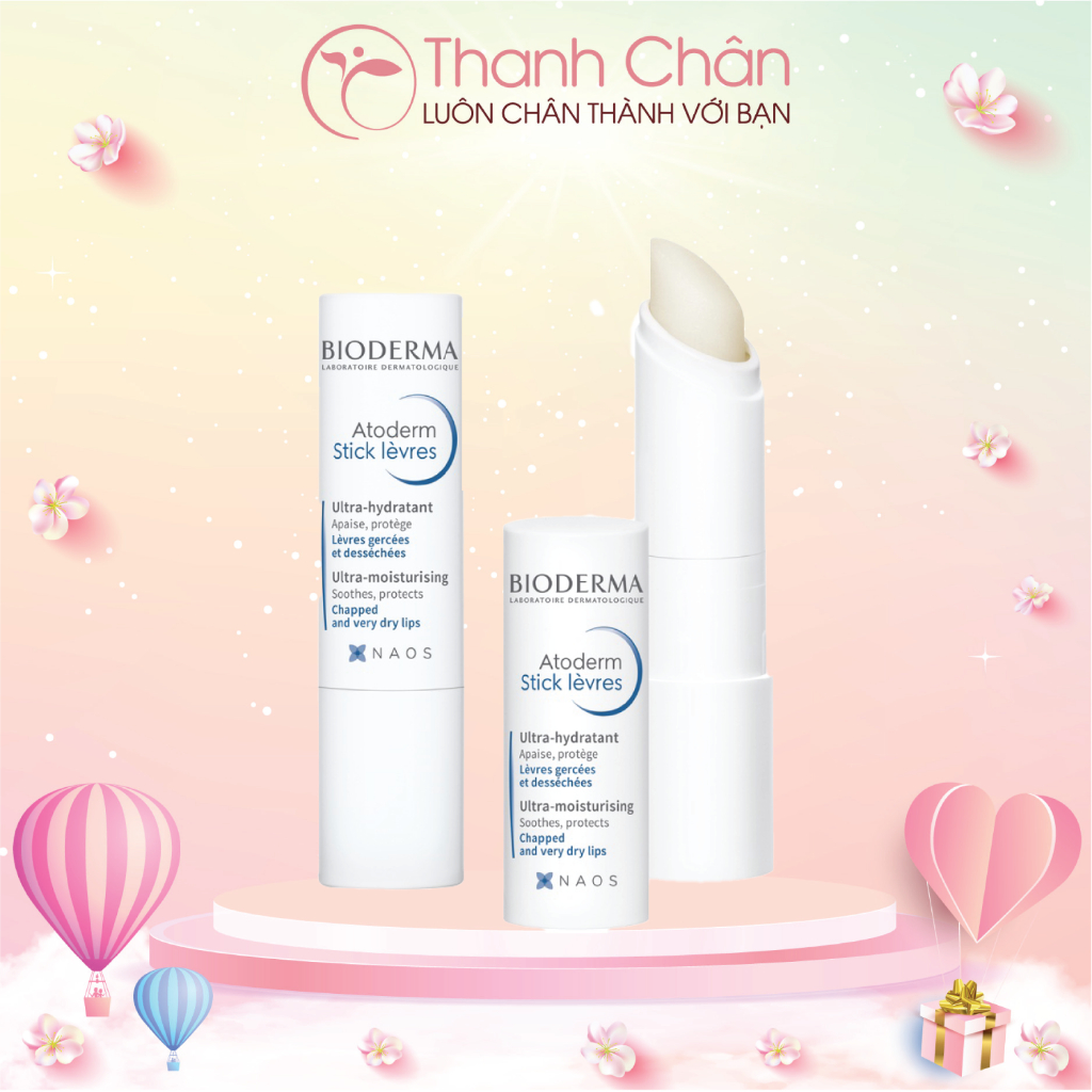 Son dưỡng môi Bioderma Atoderm Stick Levres 4g Shopee Việt Nam