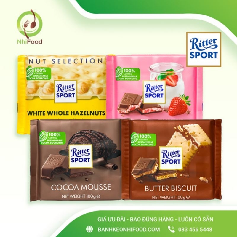 Socola S A D Ng Thanh Ritter Sport Thanh G Shopee Vi T Nam