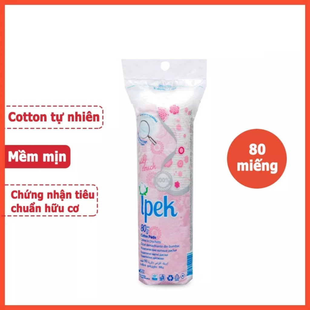 Bông tẩy Trang 100 Cotton Thổ Nhĩ Kỳ Ipek Klasik Cotton Pads Shopee