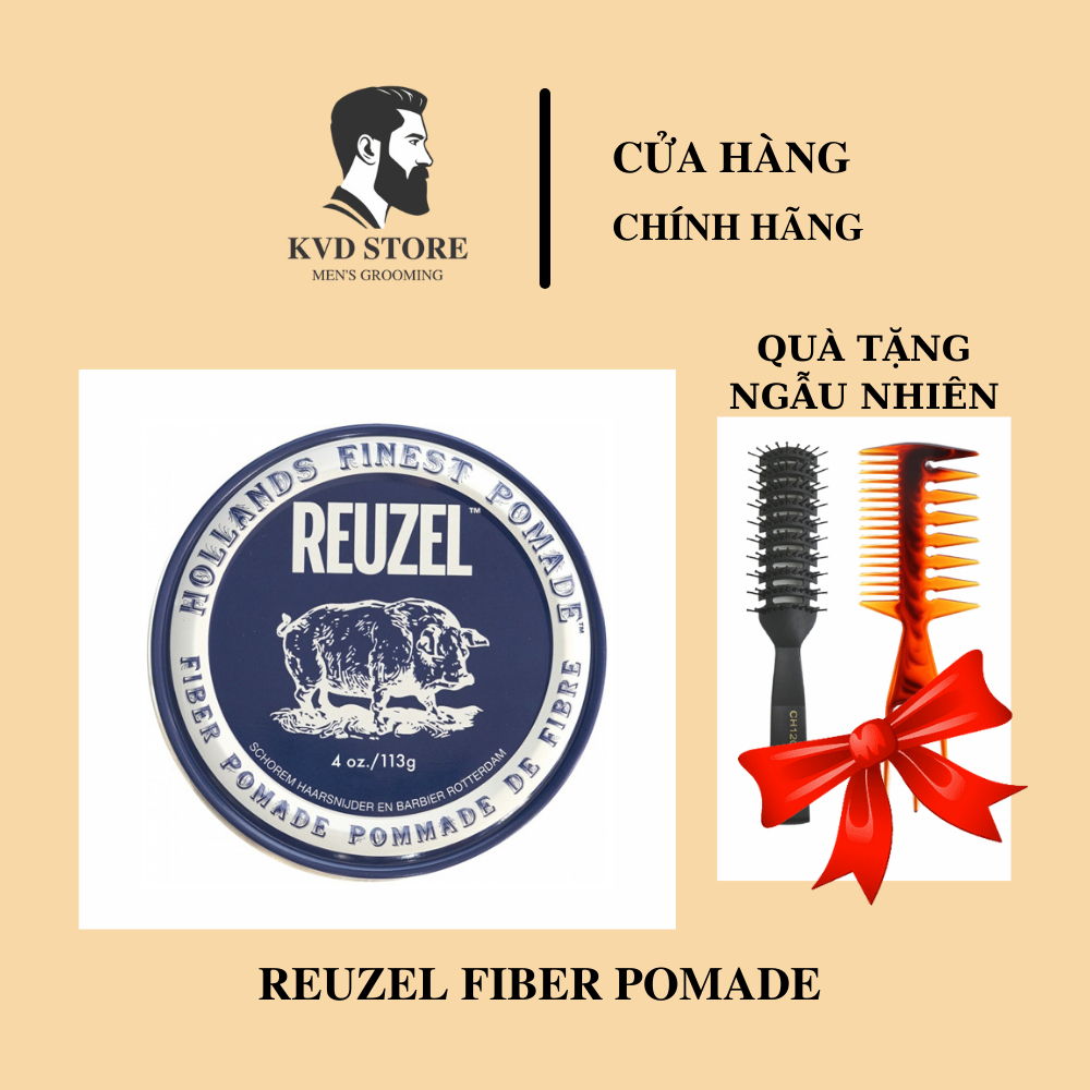 Chính Hãng Pomade Vuốt Tóc Nam Reuzel Fiber Pomade Shopee Việt Nam