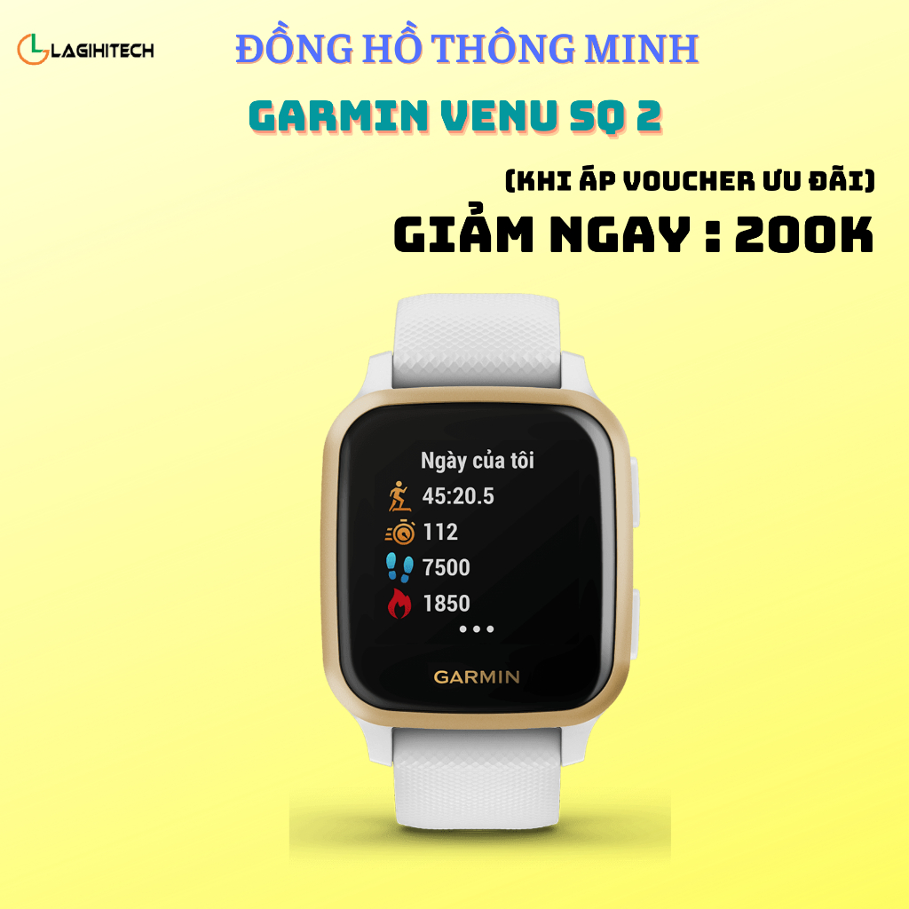 Đồng hồ thông minh Garmin Venu SQ 2 Venu SQ 2 Music Hàng Chính Hãng