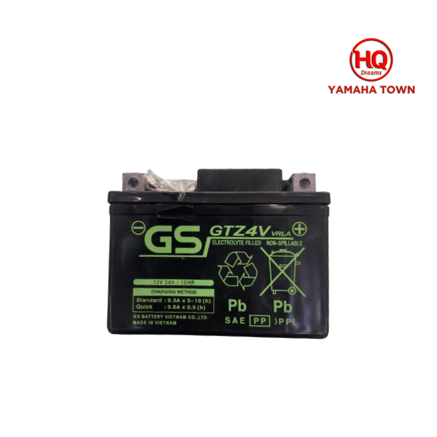 Ắc quy GS GTZ4 12v dùng cho xe Exciter 150 Sirius Jupiter Janus