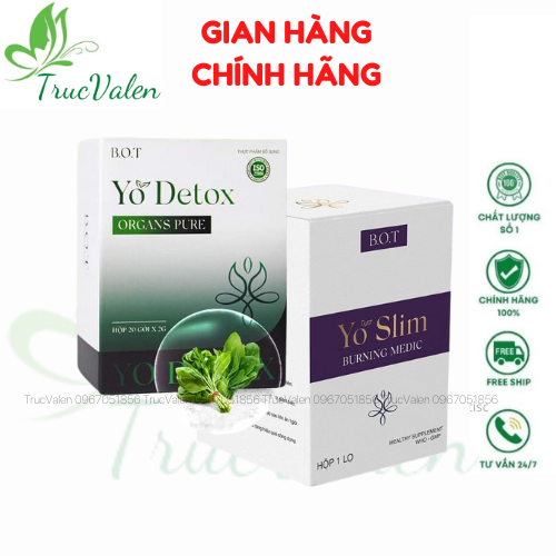 Giảm Cân Yo Slim Kèm Yo Detox B O T Bộ đôi giảm cân hiệu quả Shopee