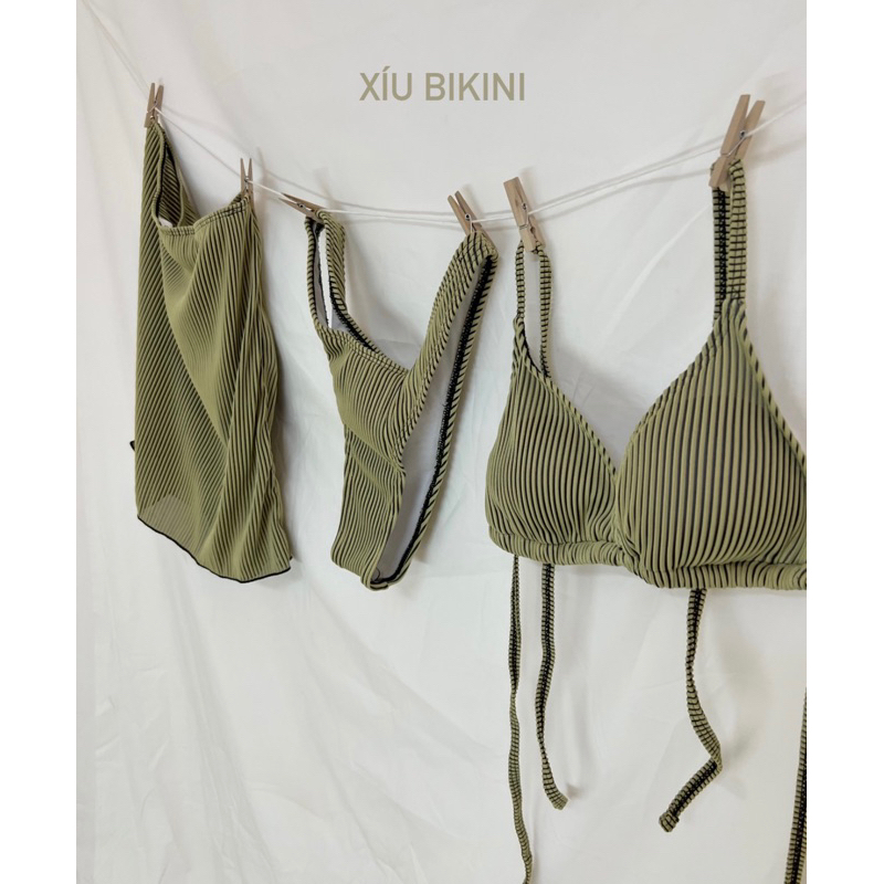 Bikini 2 mảnh tam giác kèm váy cover Shopee Việt Nam