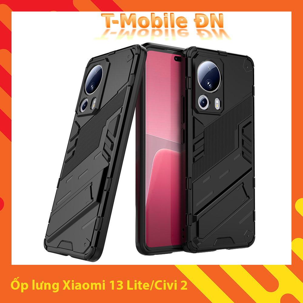 Ốp lưng Xiaomi 13 Lite Civi 2 Ốp chống sốc Iron Man PUNK cao cấp kèm