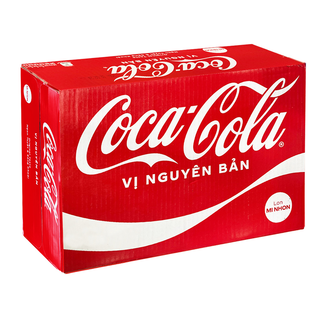 Thùng 24 lon nước ngọt Coca Cola Zero không đường 320ml 235ml Shopee