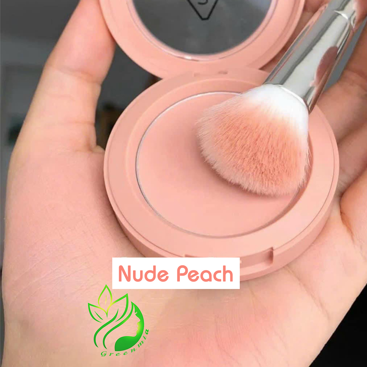Phấn Má Hồng 3CE Mood Recipe Face Blusher Nude Peach Màu Cam Nude Nhẹ