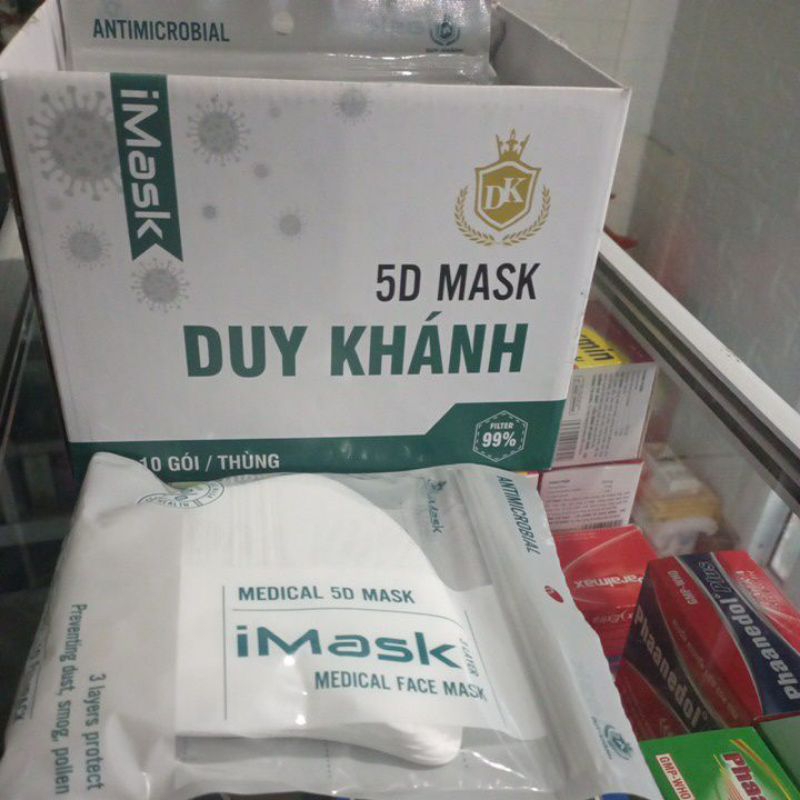 KHẨU TRANG Y TẾ CAO CẤP DUY KHÁNH 5D MASK HỘP 100 CÁI 200 CÁI