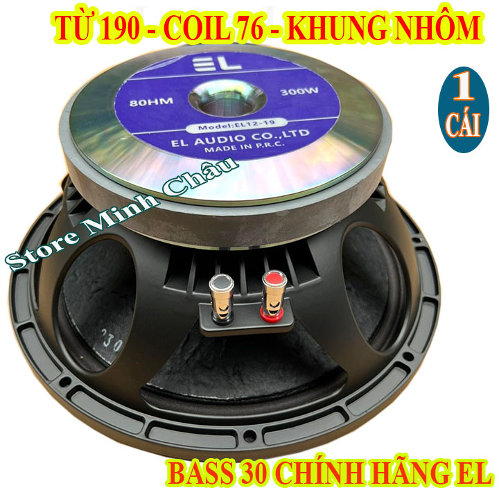 LOA BASS 30 CAO CẤP EL TỪ 190 COIL 75 NHẬP KHẨU GIÁ 1 CHIẾC Shopee