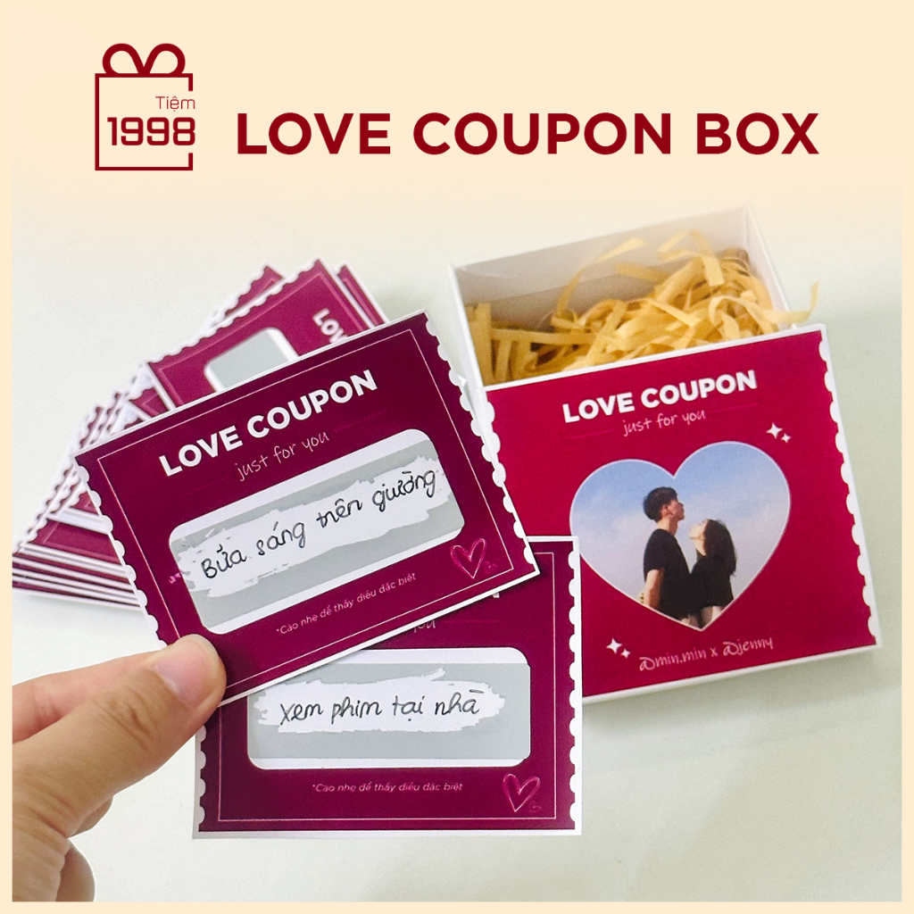 Love Coupon Box Phi U Qu T Ng B N Trai B N G I Th C O T Ghi Y U