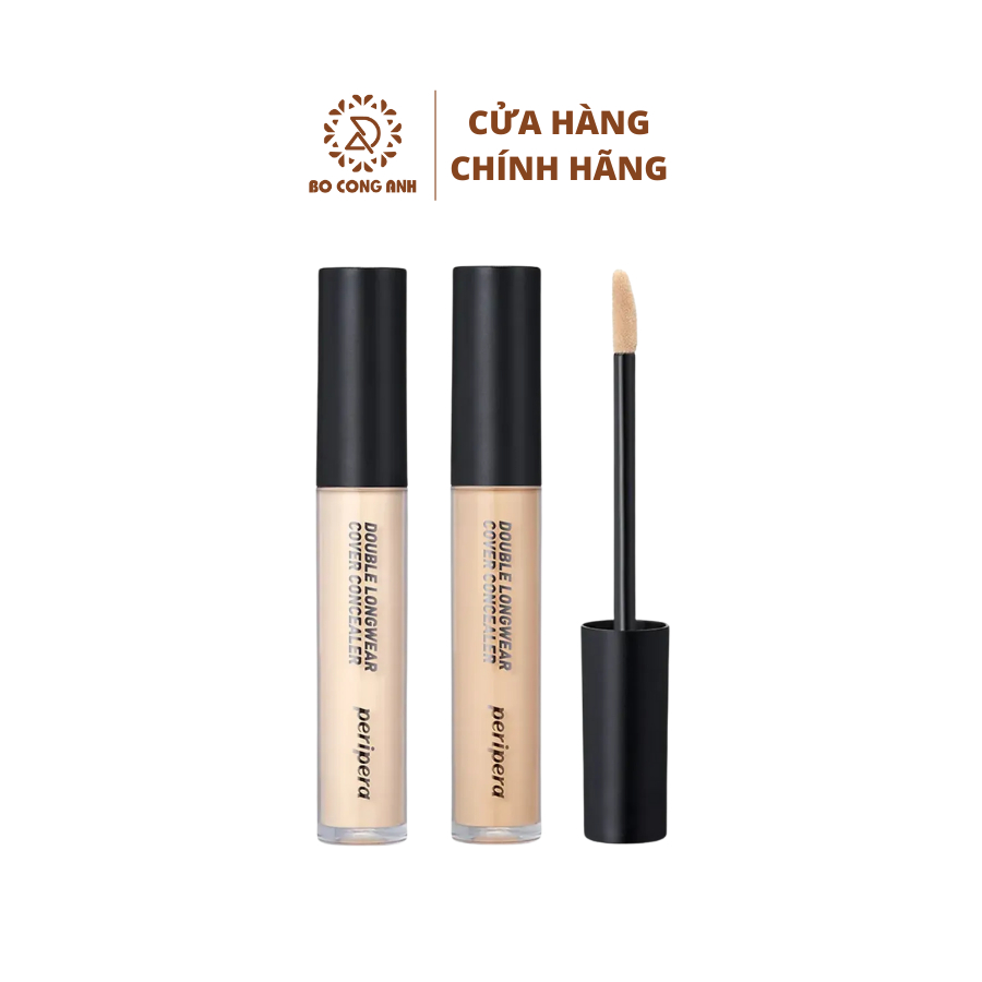 Kem Che Khuyết Điểm Peripera Double Longwear Cover Concealer 5 5g