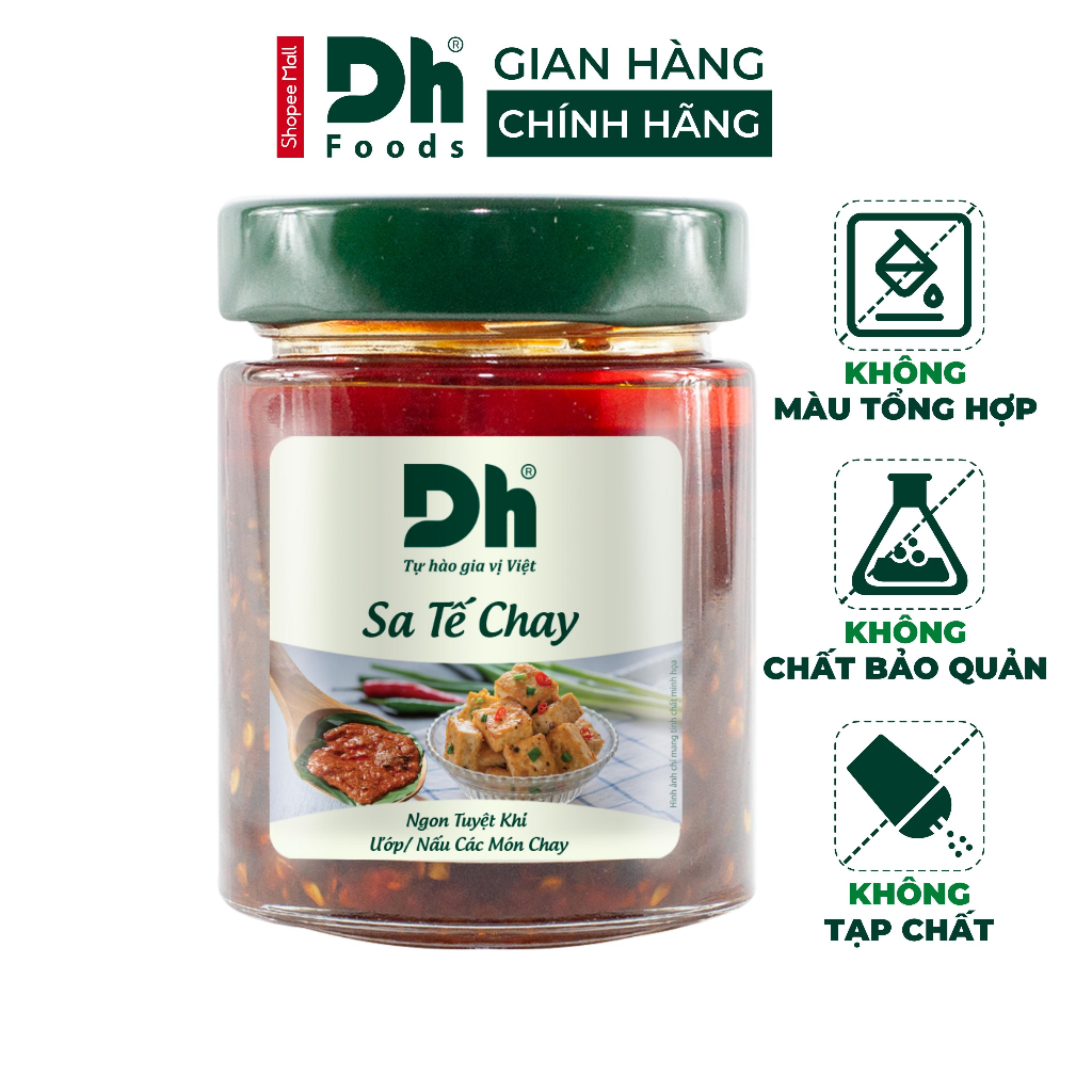 Sa tế chay Dh Foods gia vị ướp các món nướng chiên xào dùng với các