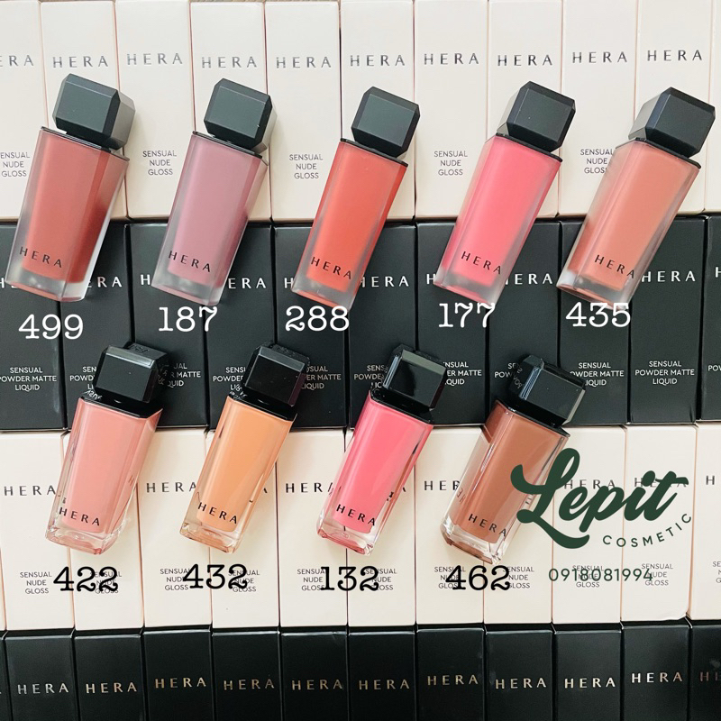 Chính Hãng Son Hera Sensual Powder Matte và Hera Sensual Spicy Nude