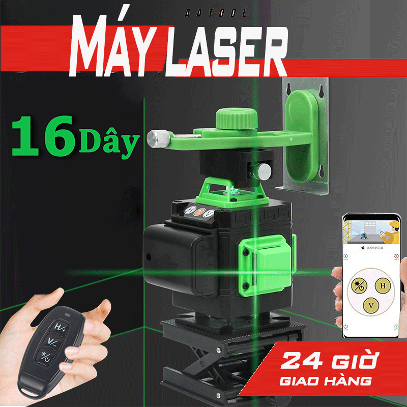 Bảo hành 12 thángmáy lazer cân bằng máy bắn cốt 16 tia xanh lá Tia