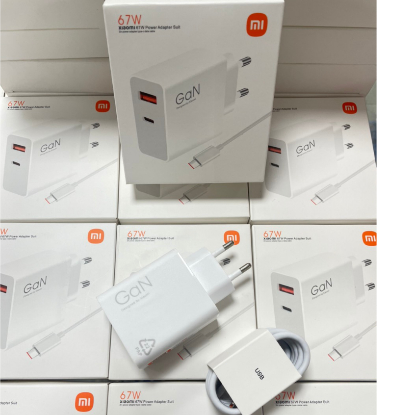 Bộ Sạc Nhanh Xiaomi 67W USB C Full Box Hàng Chất Lượng Bảo Hành 12