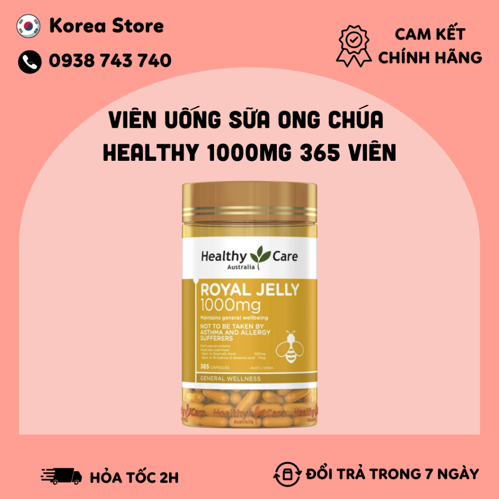 Vi N U Ng S A Ong Ch A Healthy Care Royal Jelly Mg Vi N