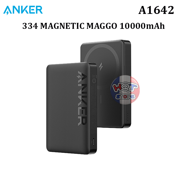 Pin sạc dự phòng từ tính không dây Anker 334 MagGo 10000 mah A1642