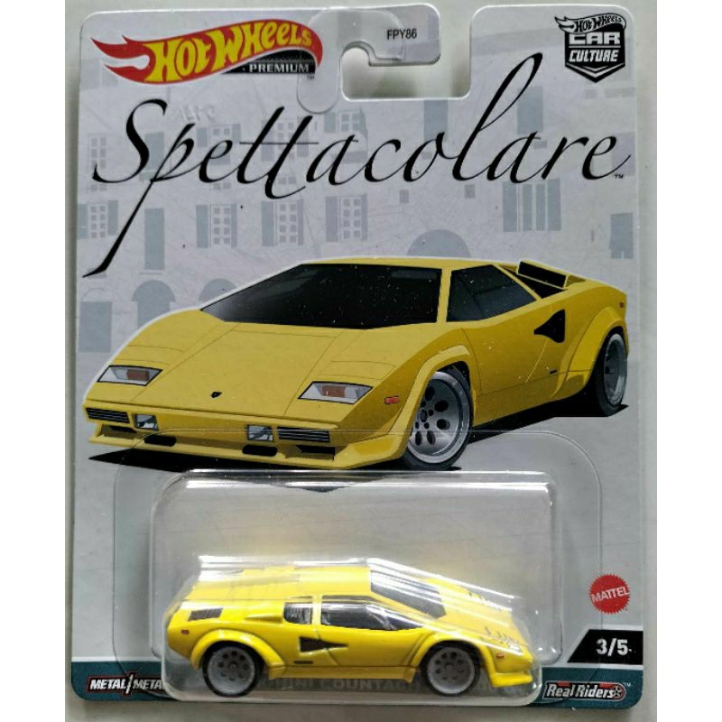 Hot Wheels 2023 Car Culture Spettacolare Lamborghini Countach Lp 5000