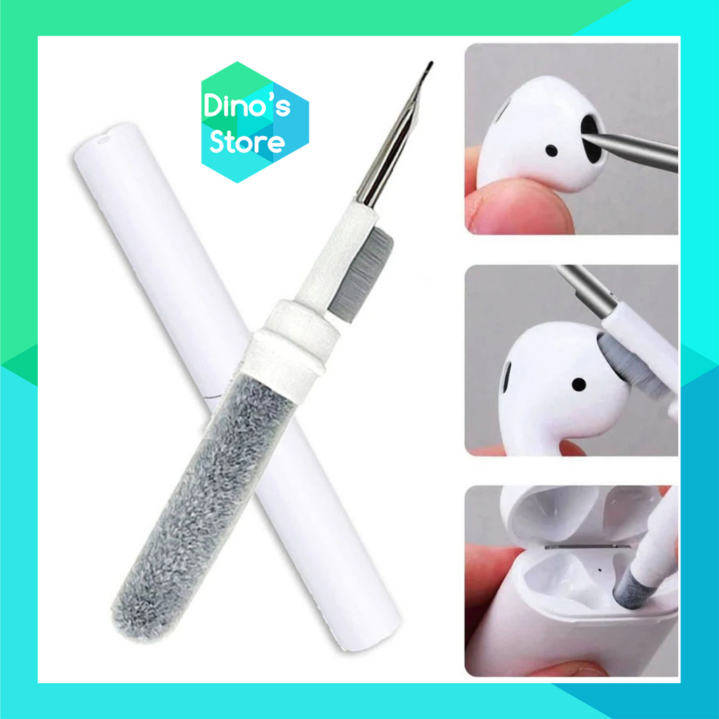 Bút vệ sinh airpod Bộ vệ sinh tai nghe Cleaning Pen 3 in 1cầm tay tiện