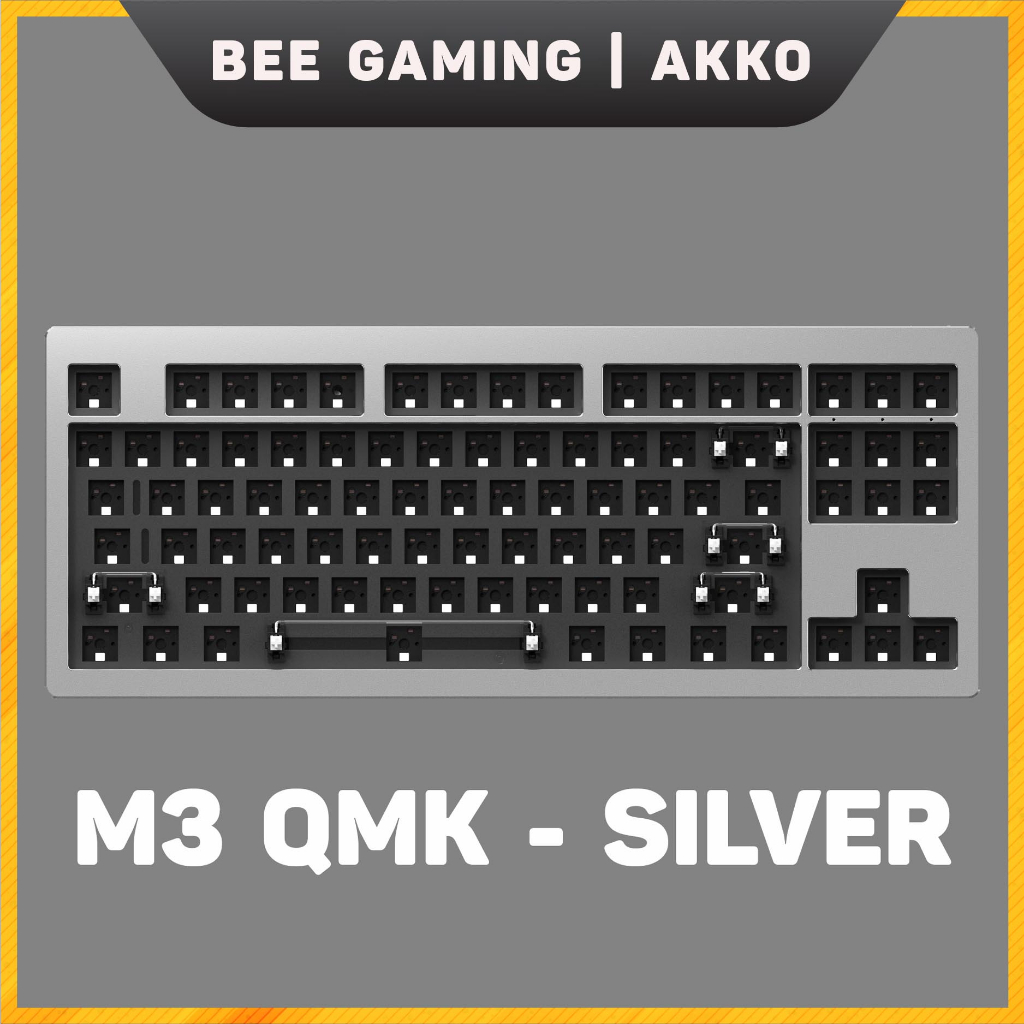 Kit bàn phím cơ AKKO MonsGeek M3 QMK Full Nhôm Mạch xuôi QMK VIA