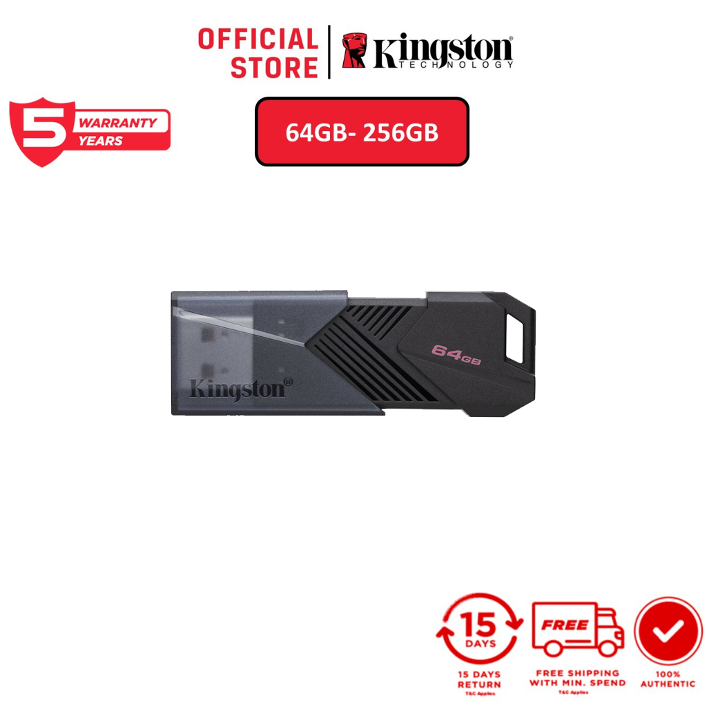 USB Kingston DataTraveler Exodia Onyx DTXON 64 128 256GB Shopee