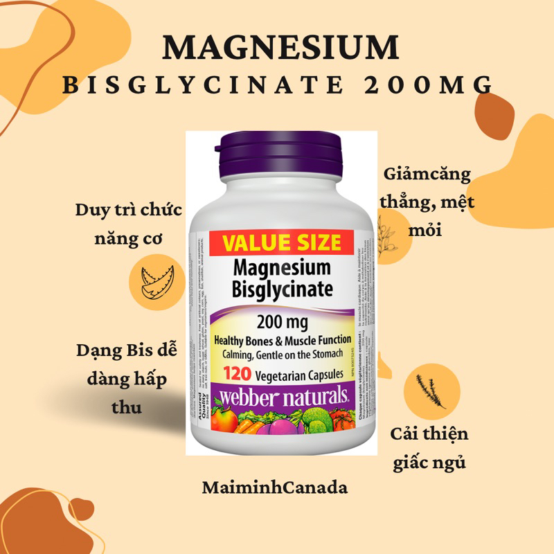 Vi N U Ng Magnesium Bisglycinate Mg Webber Naturals Date