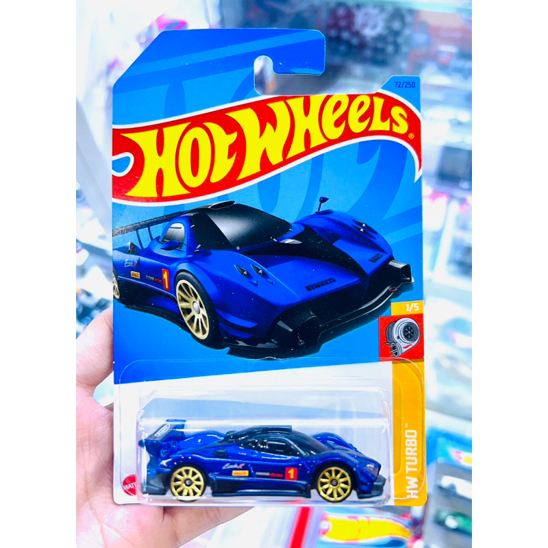 Hobby Store xe mô hình Hot Wheels Pagani Zonda R Xanh Dương Full Box