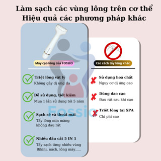 Máy Cạo Lông Vùng Kín 5 Chức Năng Cạo Lông mày Lông Bikini Lông Mũi